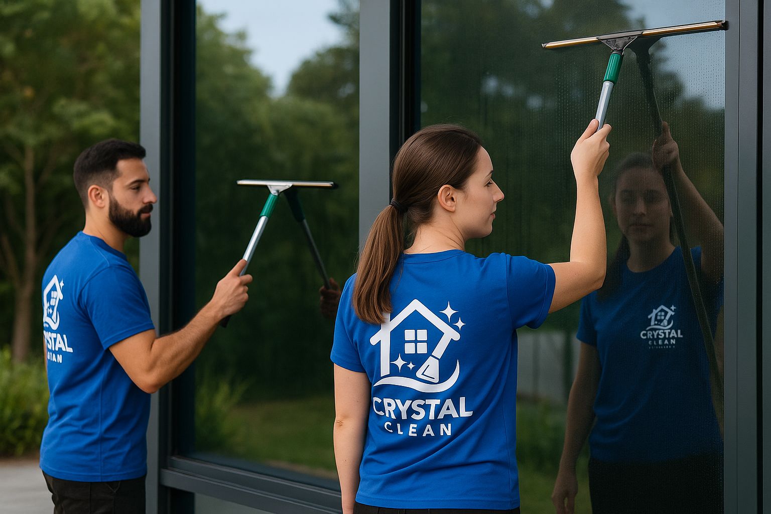 Professional window cleaning service